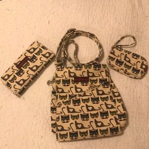 Bungalow 360 Messenger Bag, Wallet, and Wristlet